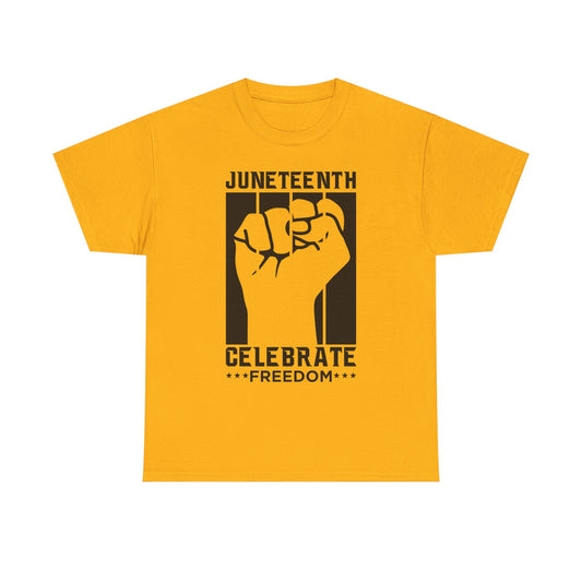 Juneteenth Celebration Tee, Unisex Heavy Cotton Shirt, Freedom T-Shirt for Events, Equality Gift, Black History Month Apparel