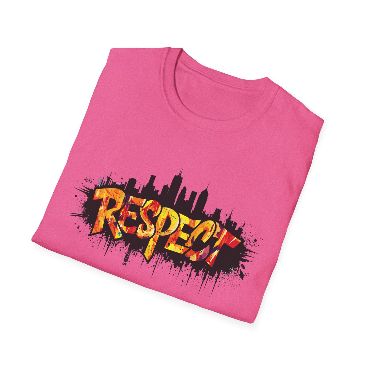 Respect Graphic Unisex T-Shirt, Urban Style Tee, Streetwear Top, Casual Wear, Gift for Friends, Stylish Statement Shirt