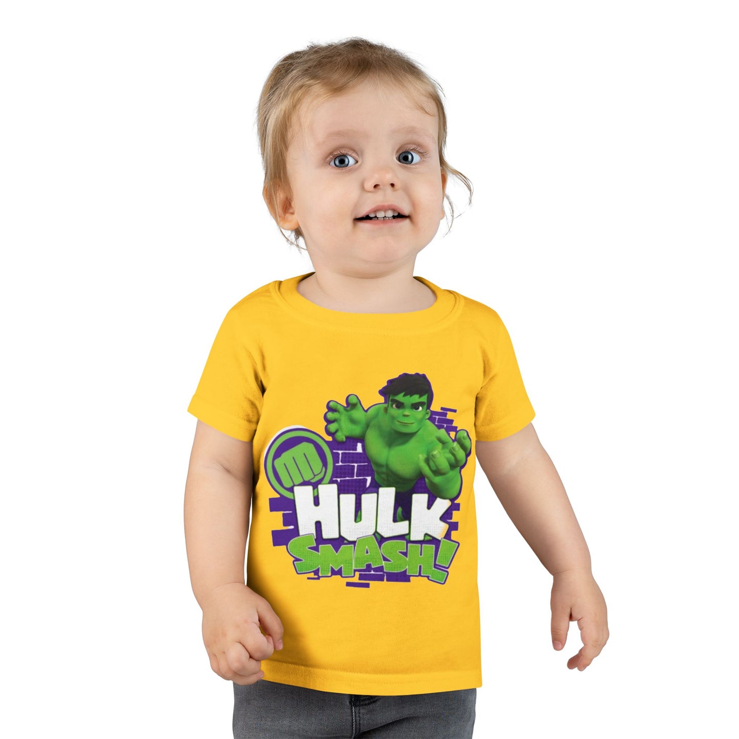 Hulk Smash Toddler T-Shirt - Fun & Playful Graphic Tee for Kids