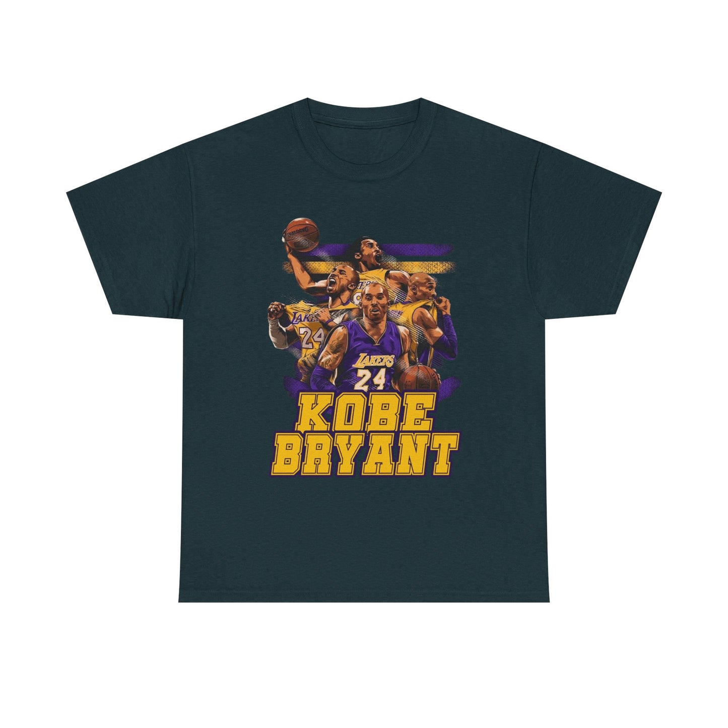 Kobe Bryant Tribute Unisex Heavy Cotton Tee - Basketball Legend Shirt