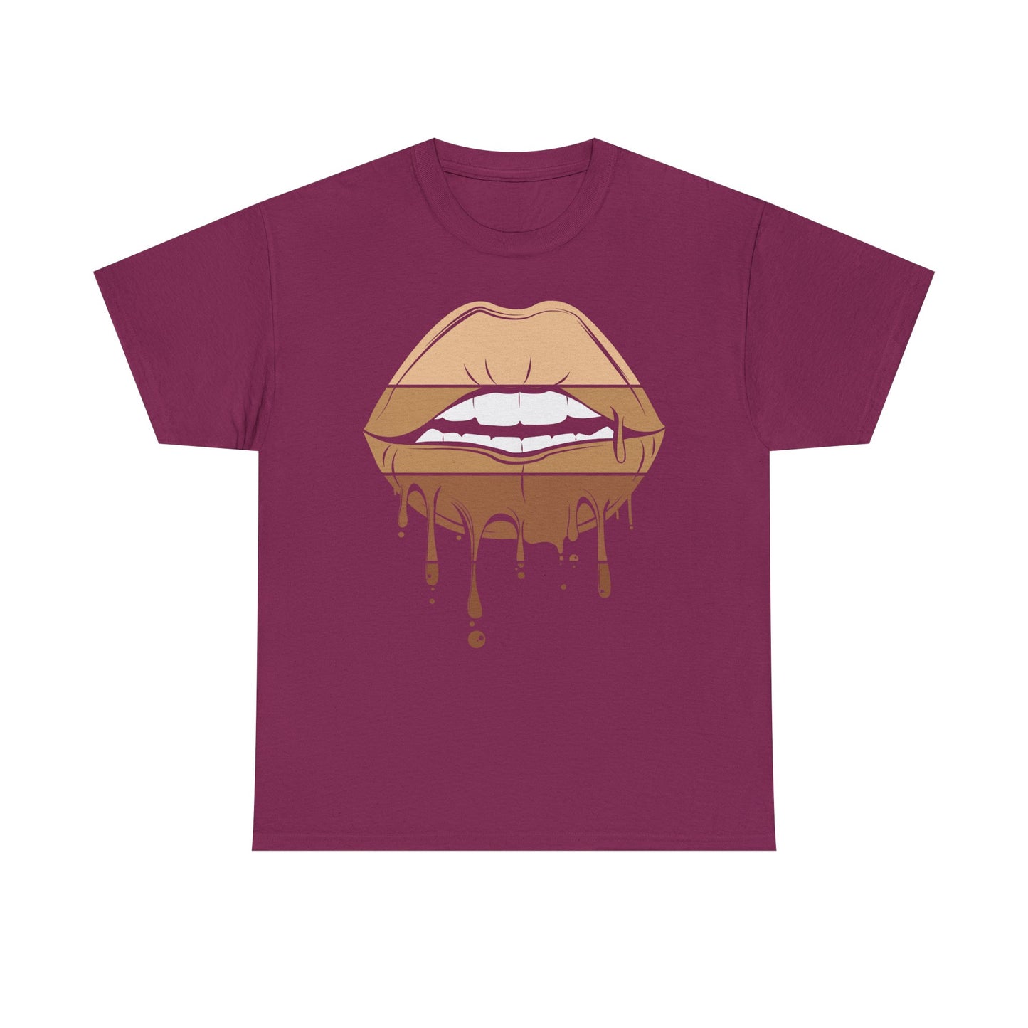 Chic Bold Lip Graphic Tee - Unisex Heavy Cotton