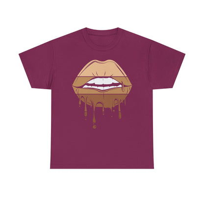 Chic Bold Lip Graphic Tee - Unisex Heavy Cotton