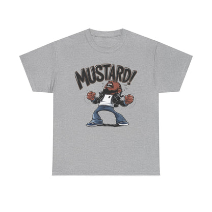 Mustard! Graphic Unisex Heavy Cotton Tee - Fun Casual Streetwear T-Shirt