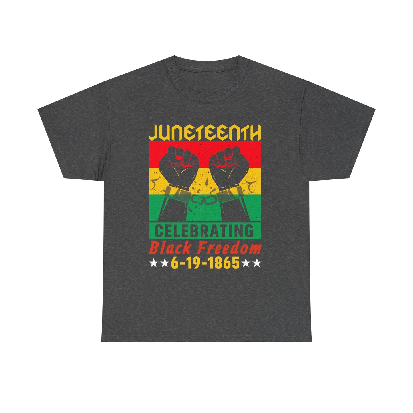 Juneteenth Celebration Tee, Unisex Cotton Shirt, Black Freedom T-Shirt, 6-19-1865 Heritage Top, Summer Festival Apparel, History Shirt