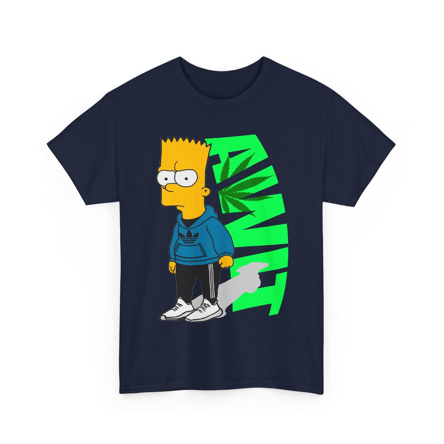 Bart Simpson Cannabis Vibe Unisex Heavy Cotton Tee