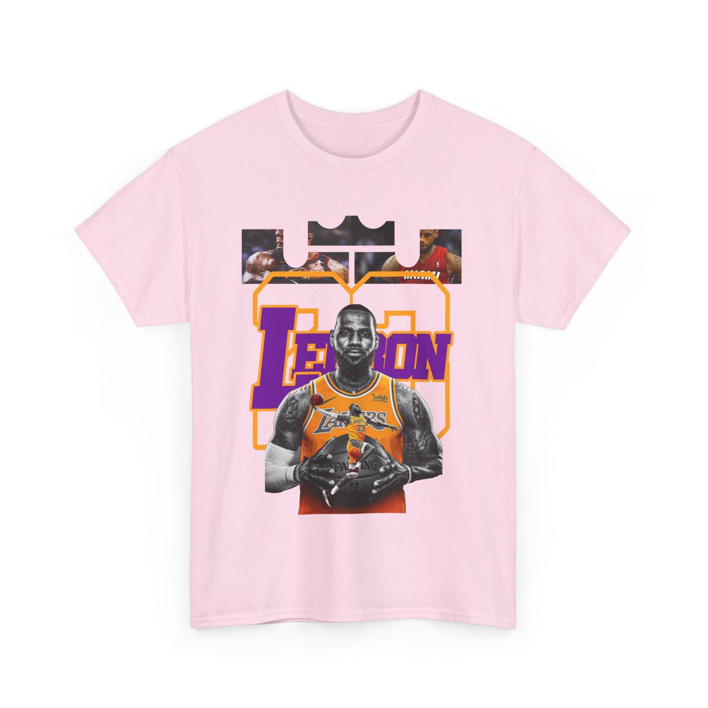 LeBron James Unisex Heavy Cotton Tee - Basketball Fan Apparel