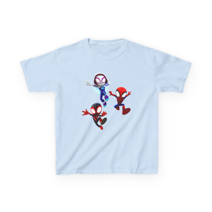 Kids Superhero Adventure Tee, Kids Birthday Gift, Fun Playwear, Spiderman Costume Shirt, Cartoon Character T-Shirt, Summer Outfit