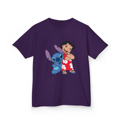 Kids Hawaiian Style T-Shirt with Stitch and Lilo