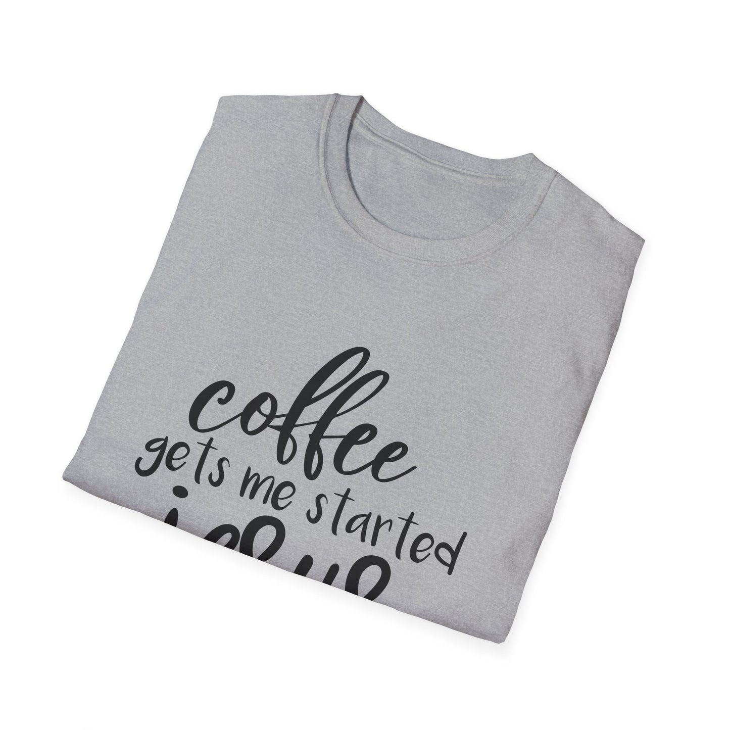 Coffee & Jesus Unisex Softstyle T-Shirt - Inspirational Christian Tee