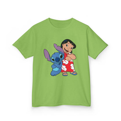 Cute Cartoon Kids Tee, Hawaiian Theme Shirt, Summer Fun Clothing, Gift for Kids, Birthday Party Outfit, Casual Summer Wear