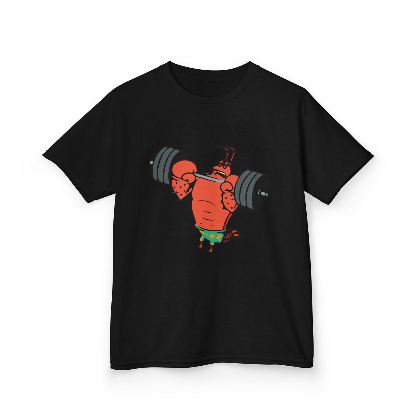 Kids Fitness Lobster Tee, Funny Kids T-Shirt, Gym Humor Tee, Nautical Theme Shirt, Gift for Young Athletes