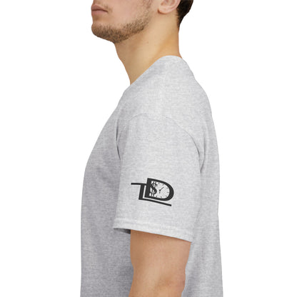 Unisex Heavy Cotton Tee - Time Designs Dollar Clock Graphic T-Shirt