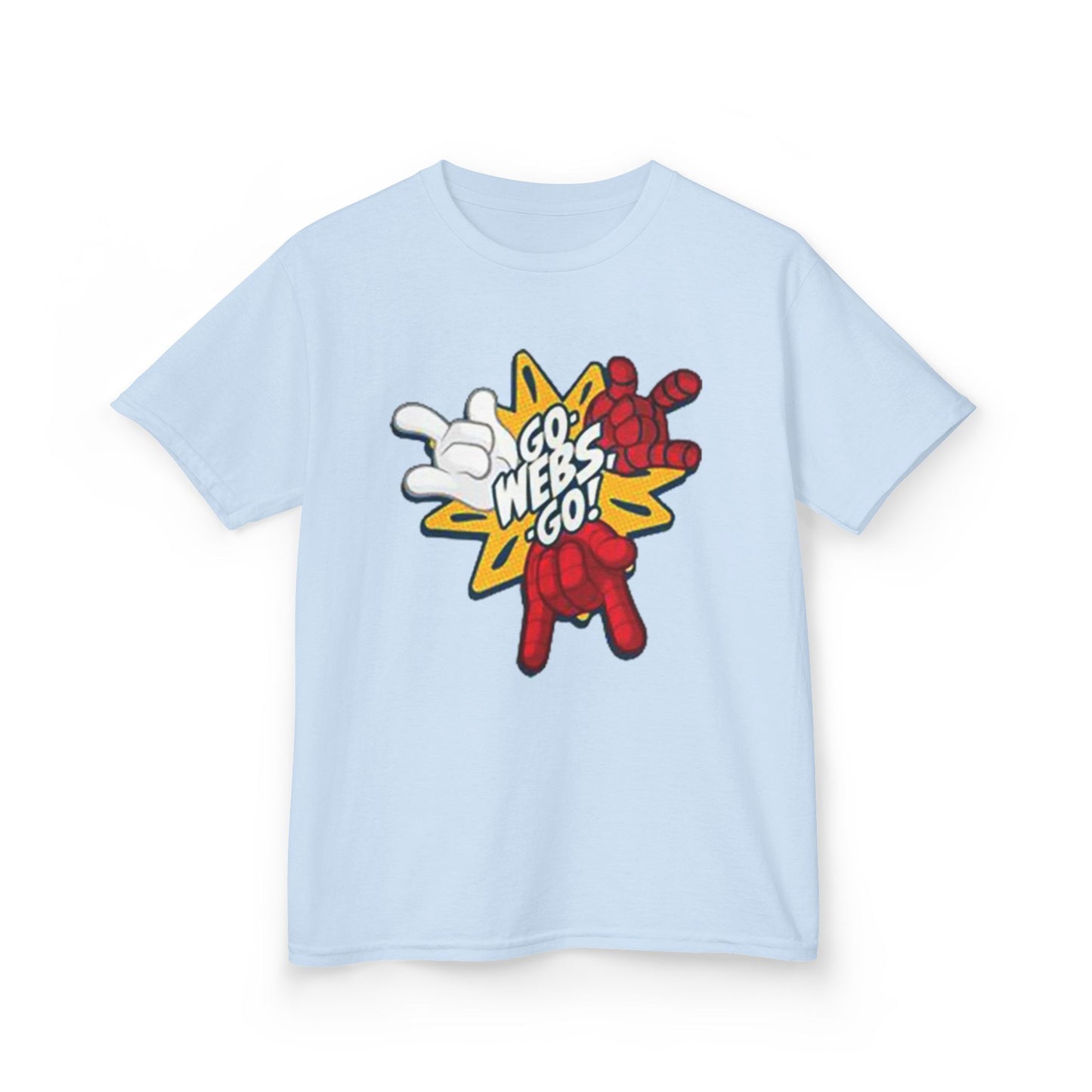 Kids Superhero Graphic Tee - Go Webs Go!