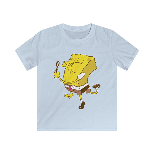 SpongeBob Kids Tee, Fun Graphic T-Shirt for Boys and Girls, Summer Gift, Cartoon Apparel, Playful Everyday Wear