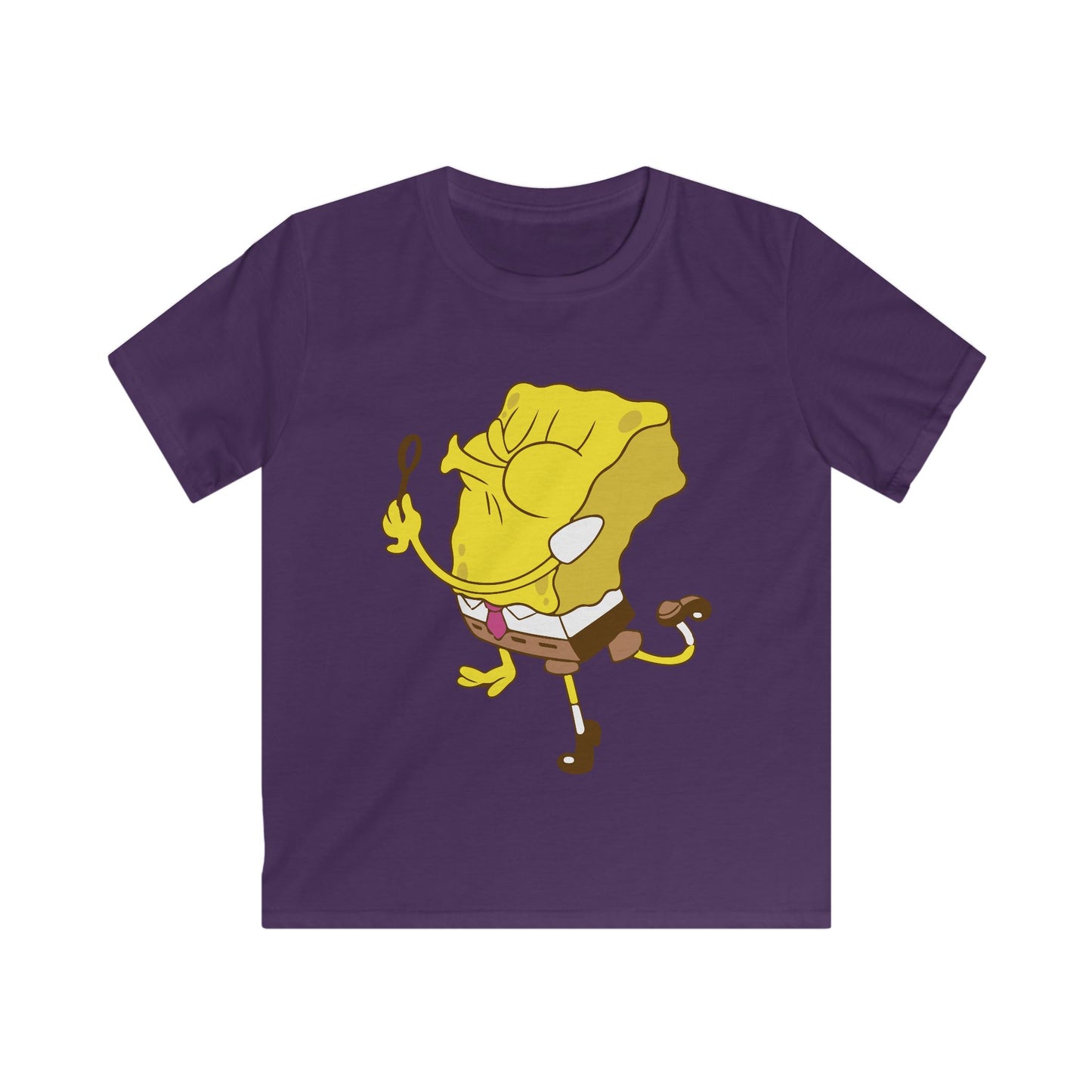 SpongeBob Kids Tee, Fun Graphic T-Shirt for Boys and Girls, Summer Gift, Cartoon Apparel, Playful Everyday Wear