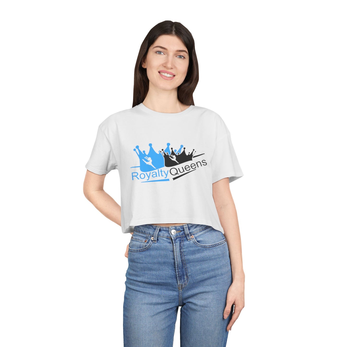 Royalty Queens Women's Crop Tee - Empowering Fashion for Queens, Perfect for Casual Wear, Gifts, Birthdays, and Celebrations