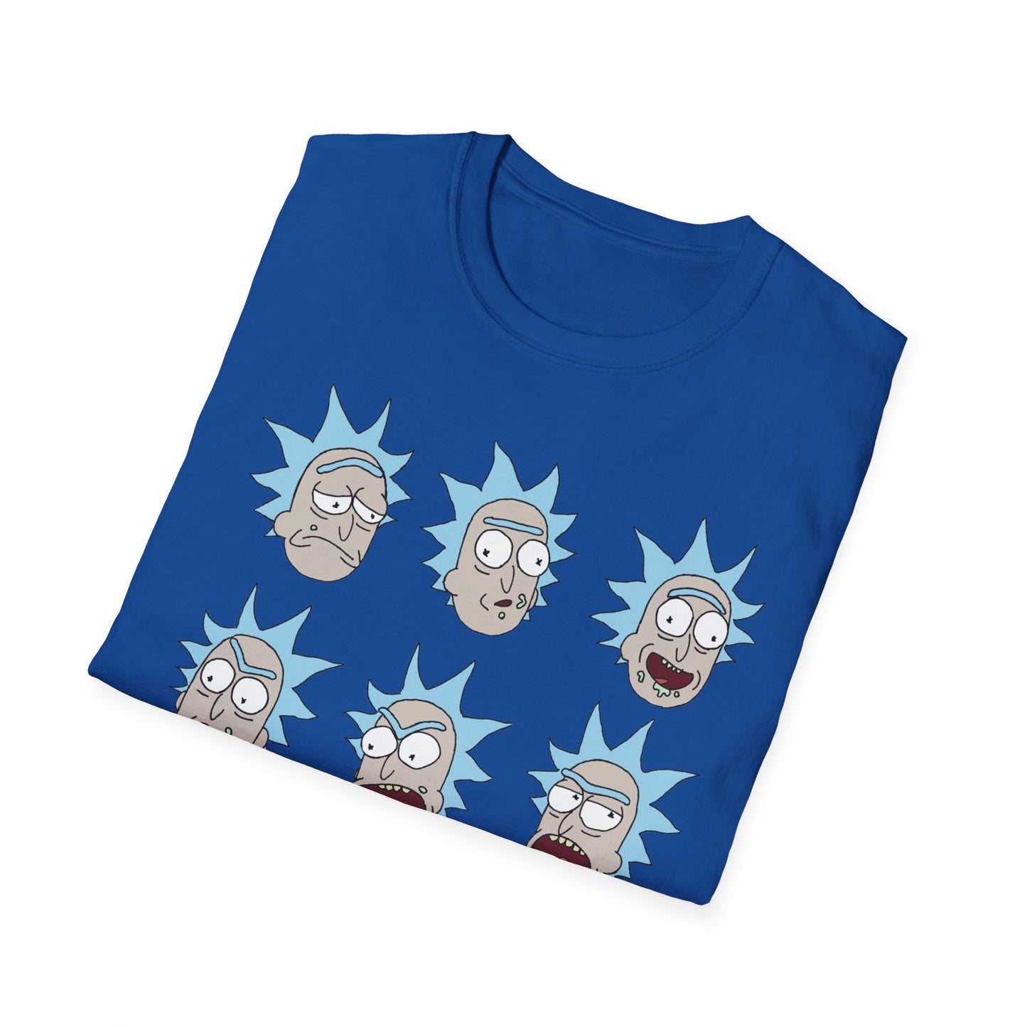 Rick and Morty Unisex Softstyle T-Shirt - Fun Cartoon Design for Fans