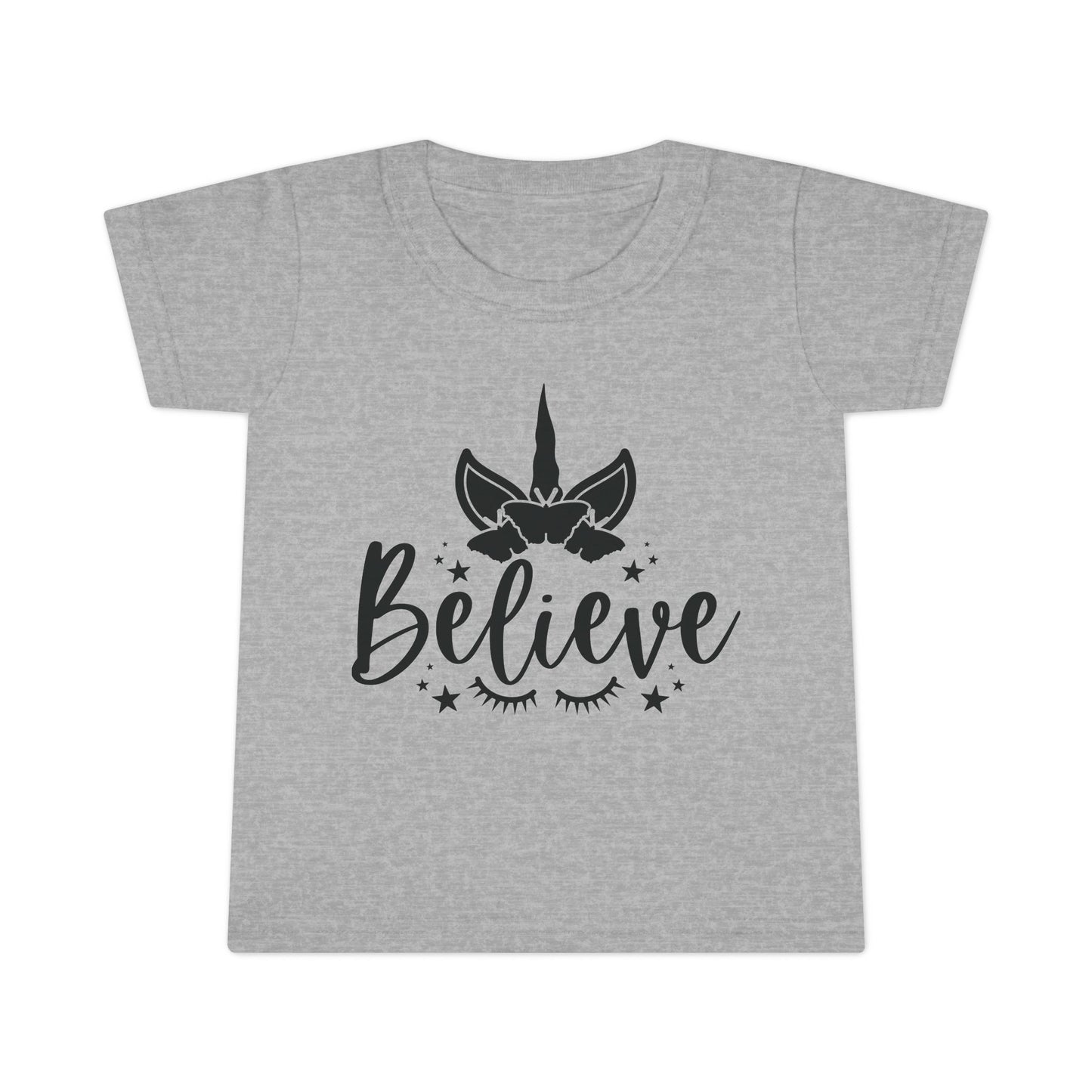 Toddler Unicorn 'Believe' T-Shirt – Cute & Inspirational Kids Apparel