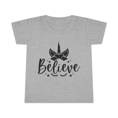 Toddler Unicorn 'Believe' T-Shirt – Cute & Inspirational Kids Apparel