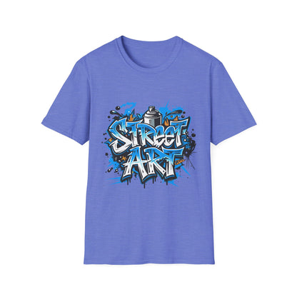 Street Art T-Shirt | Unisex Softstyle Tee, Graffiti Shirt, Urban Vibe Apparel, Casual Streetwear, Gift for Art Lovers