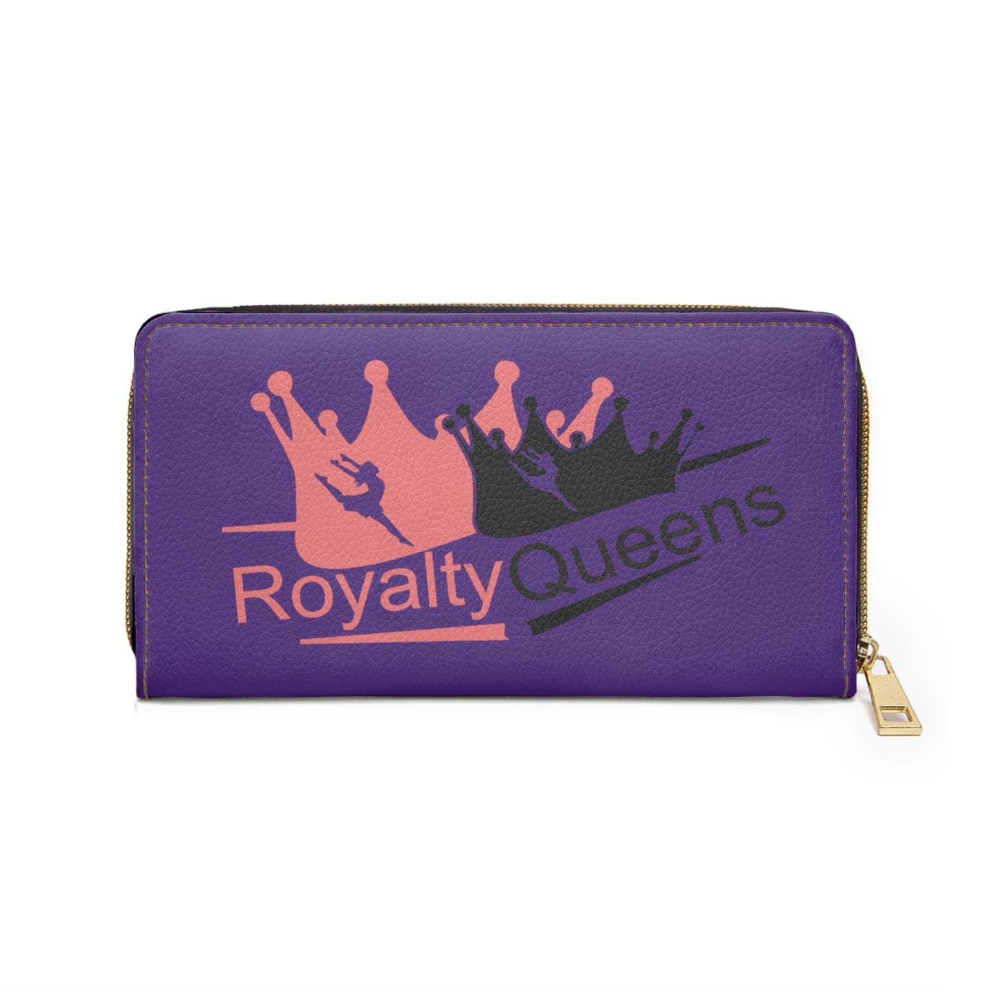 Royalty Queens Zipper Wallet - Stylish Purple Wallet for Confident Women