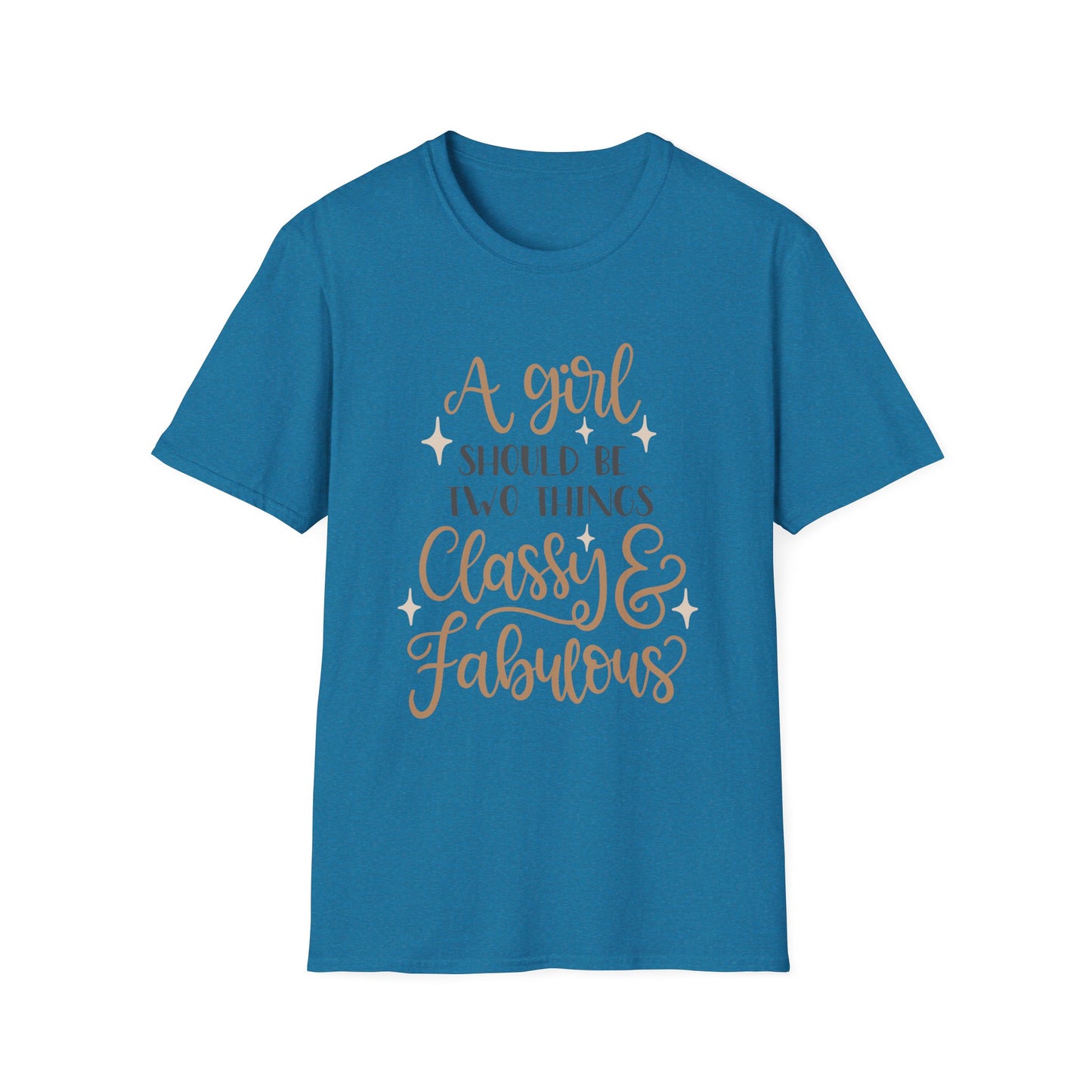 Classy & Fabulous T-Shirt for Girls | Soft Unisex Tee, Trendy Gift, Stylish Outfit, Birthday Celebration, Inspirational Wear