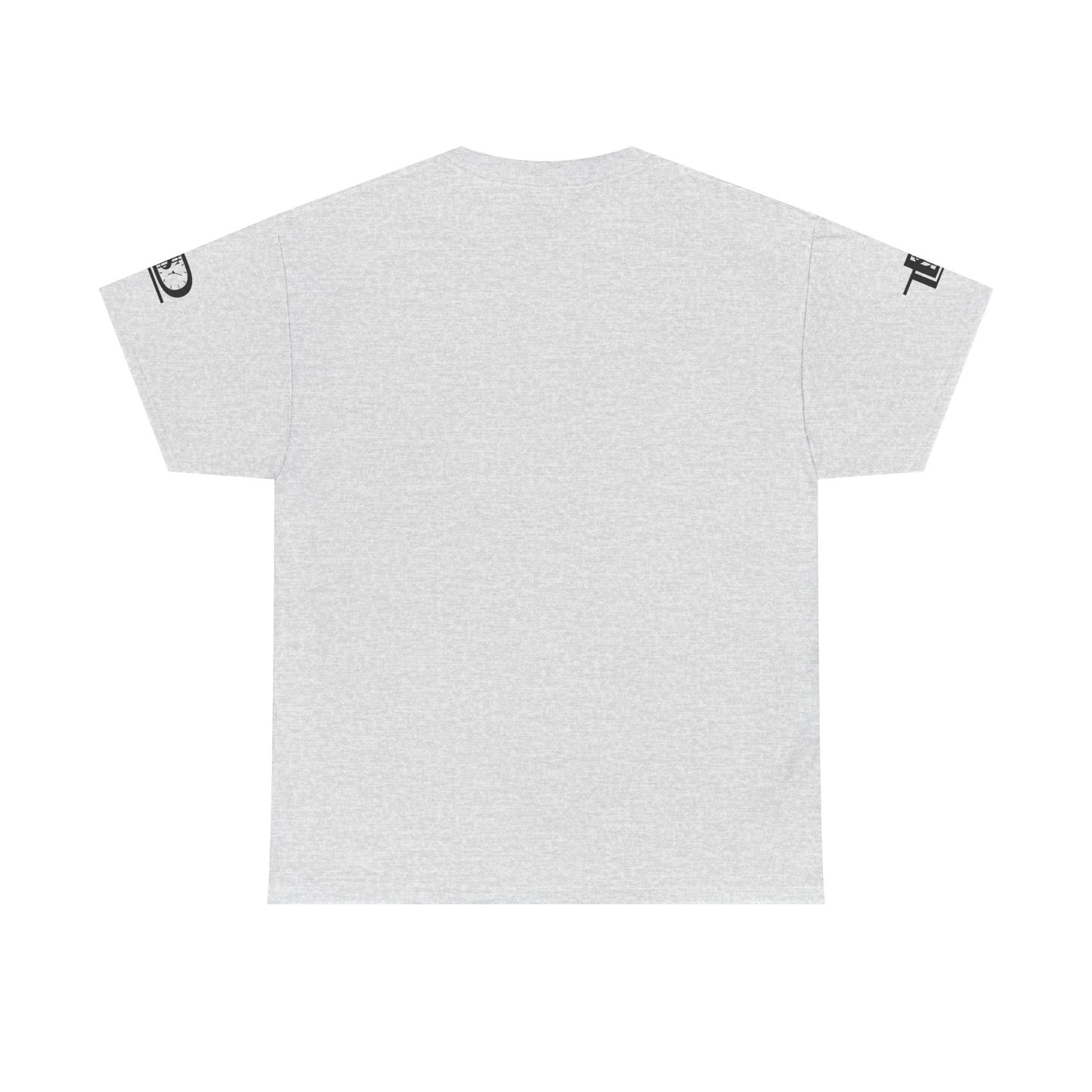 Unisex Heavy Cotton Tee - Time Designs Dollar Clock Graphic T-Shirt