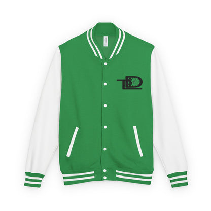 Trendy Unisex Heavyweight Letterman Jacket with Art Design