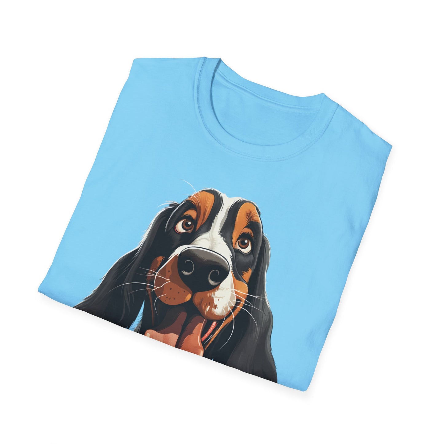 Cute Dog Graphic Unisex Softstyle T-Shirt - Perfect for Pet Lovers