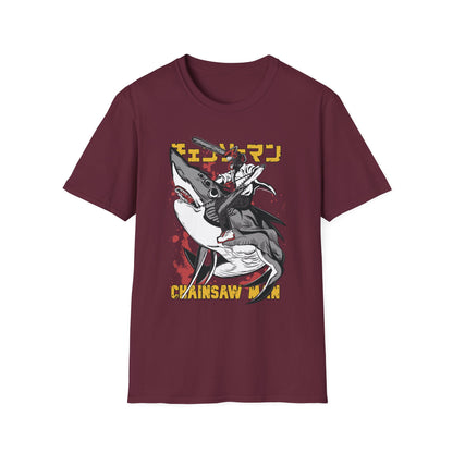 Unisex Softstyle T-Shirt with Unique Design, Cool Graphic Tee, Casual Wear, Gift for Anime Fans, Daily Comfort