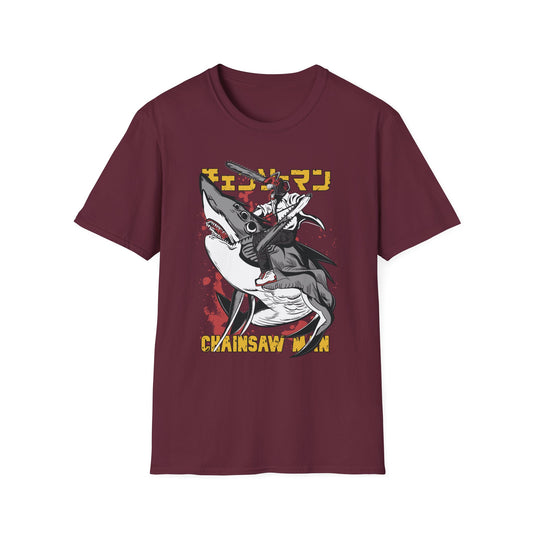 Unisex Softstyle T-Shirt with Unique Design, Cool Graphic Tee, Casual Wear, Gift for Anime Fans, Daily Comfort