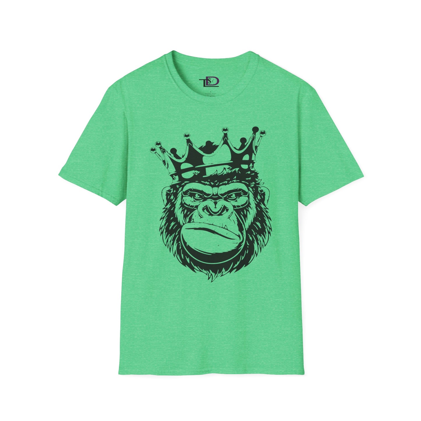 King Status Gorilla T-Shirt | Unisex Softstyle Tee for Casual Wear