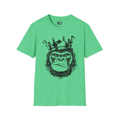 King Status Gorilla T-Shirt | Unisex Softstyle Tee for Casual Wear