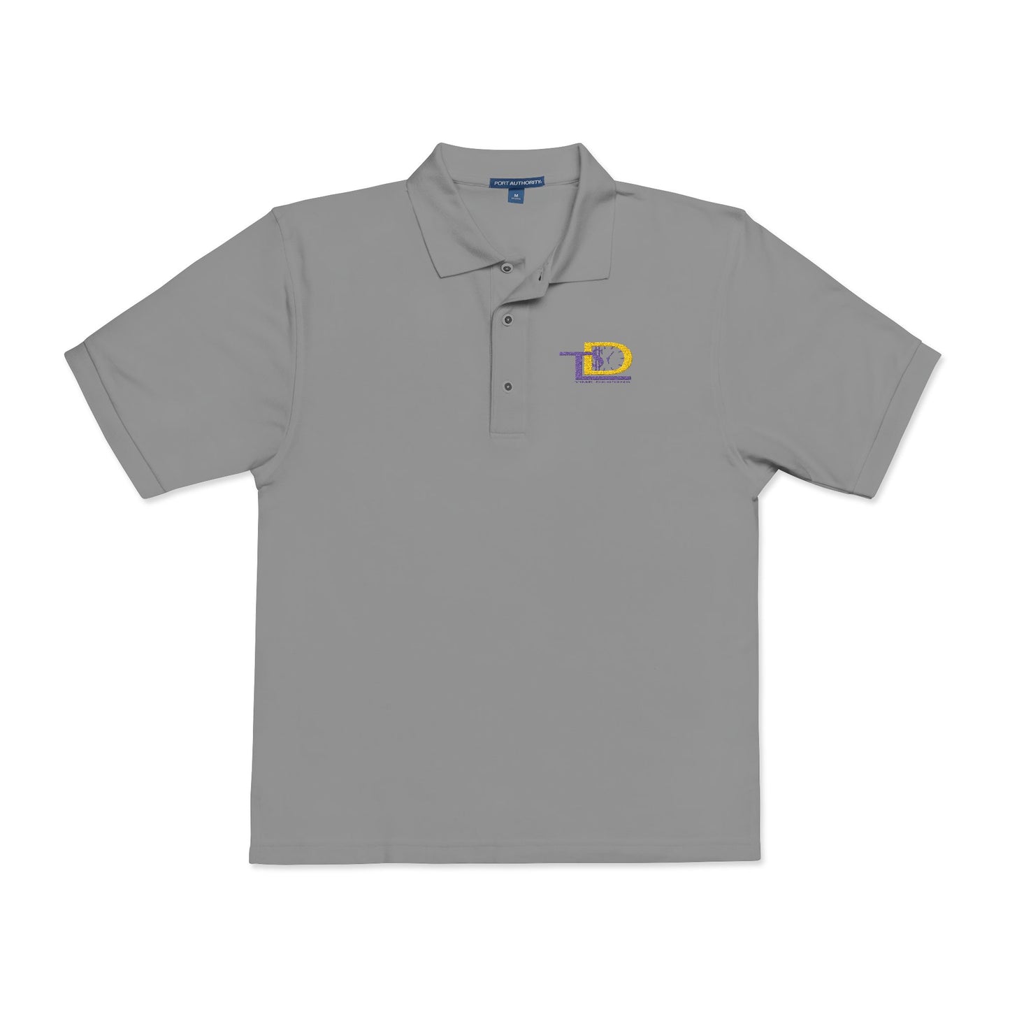 Casual Embroidered Unisex Polo Shirt - Stylish Everyday Wear