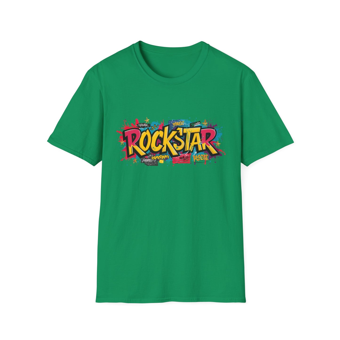 Rockstar Graphic Unisex T-Shirt, Music Lover Gift, Festival Wear, Cool Casual Tee, Birthday Present, Unisex Softstyle Shirt