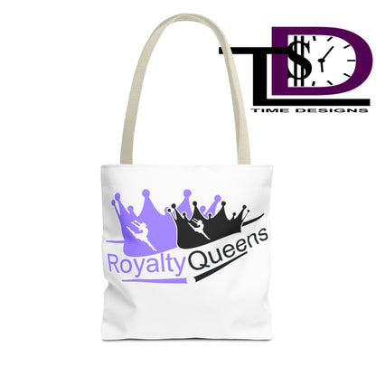 Royalty Queens Tote Bag, Stylish Shopping Tote, Gift for Queens, Dance Enthusiast Bag, Birthday Tote, AOP Design