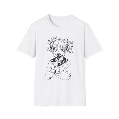 Cute Anime Character Unisex Softstyle T-Shirt - Perfect for Fans and Casual Wear