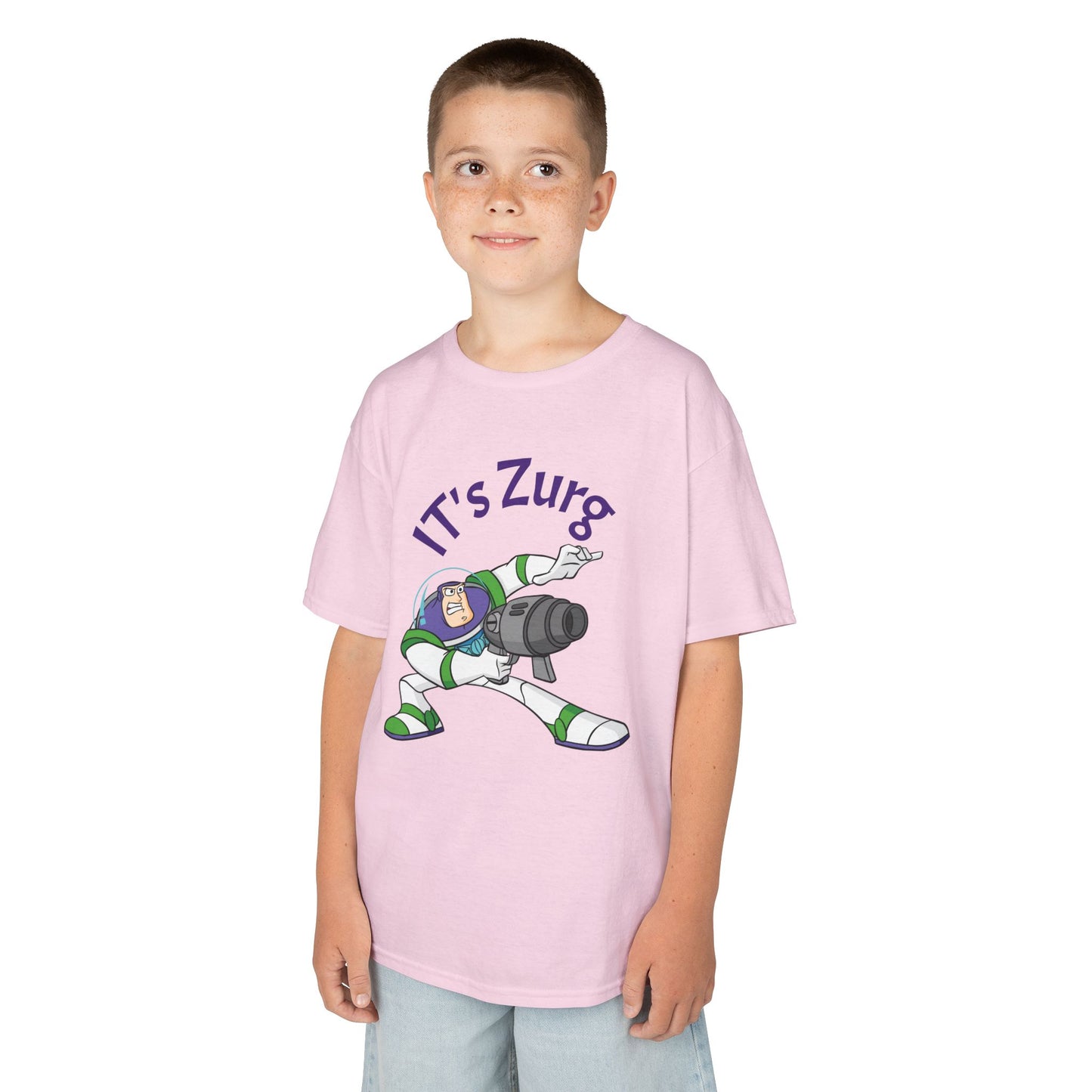 Kids Buzz Lightyear Tee - 'It's Zorg' Fun Cotton T-Shirt