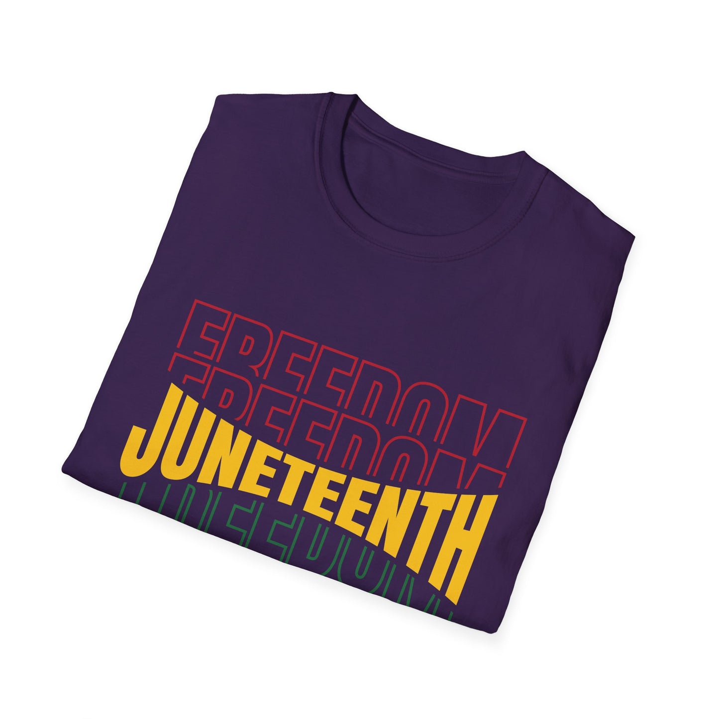 Juneteenth Freedom T-Shirt, Unisex Softstyle Tee, Celebrate Freedom, African American History, Independence Day Shirt, Gift for Activists