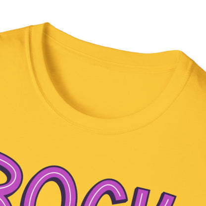 Rock & Roll Unisex Softstyle T-Shirt - Music Lovers Gift, Concert Apparel, Casual Wear, Festival Fashion, Fun Graphic Tee