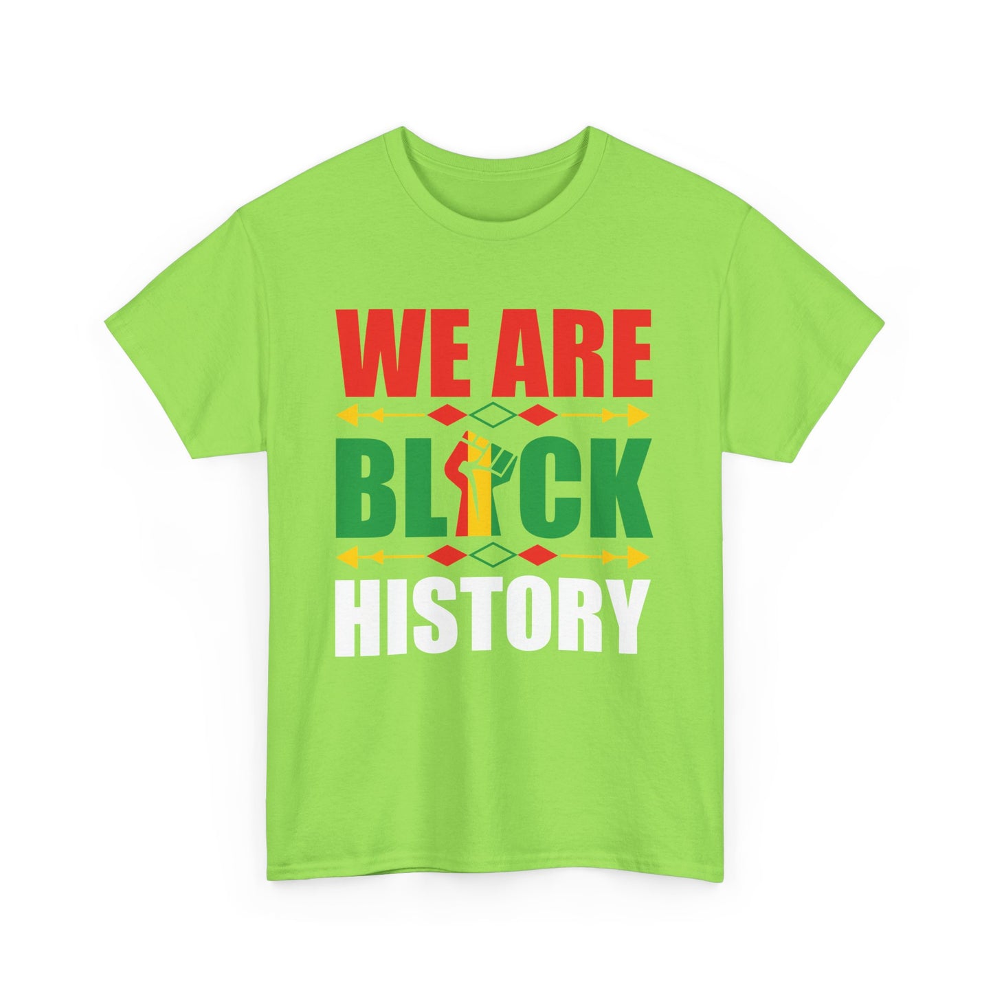 Unisex Heavy Cotton Tee - WE ARE BLACK HISTORY - Statement Tee, Celebrate Black History Month, Cultural Pride Apparel, Gift for [...]