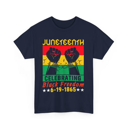 Juneteenth Celebration Tee, Unisex Cotton Shirt, Black Freedom T-Shirt, 6-19-1865 Heritage Top, Summer Festival Apparel, History Shirt