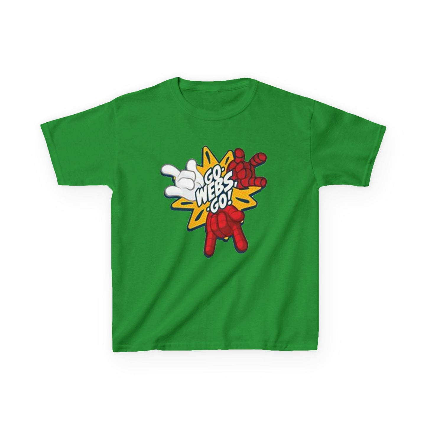 Kids Superhero Graphic Tee - Go Webs Go!