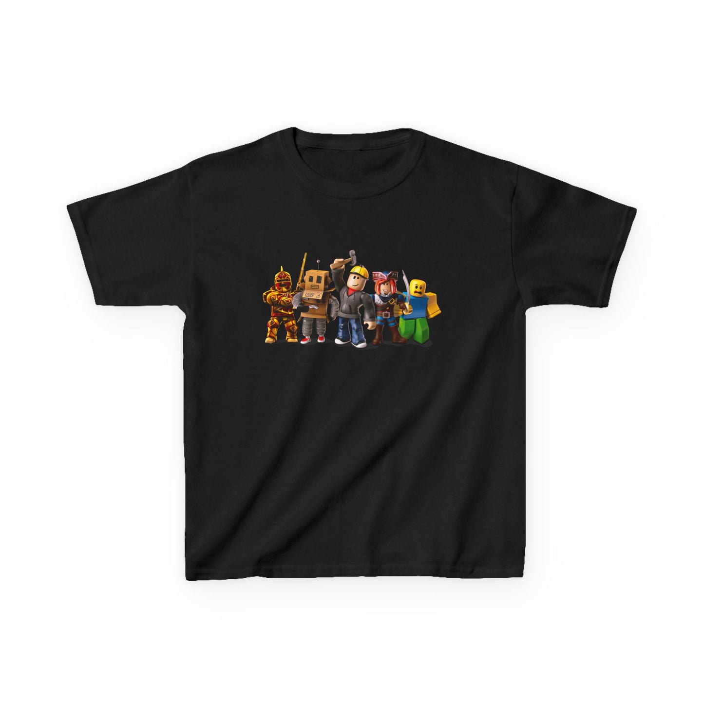 Minecraft Characters Kids Tee, Gamer T-Shirt, Fun Casual Wear, Birthday Gift, Children's Apparel