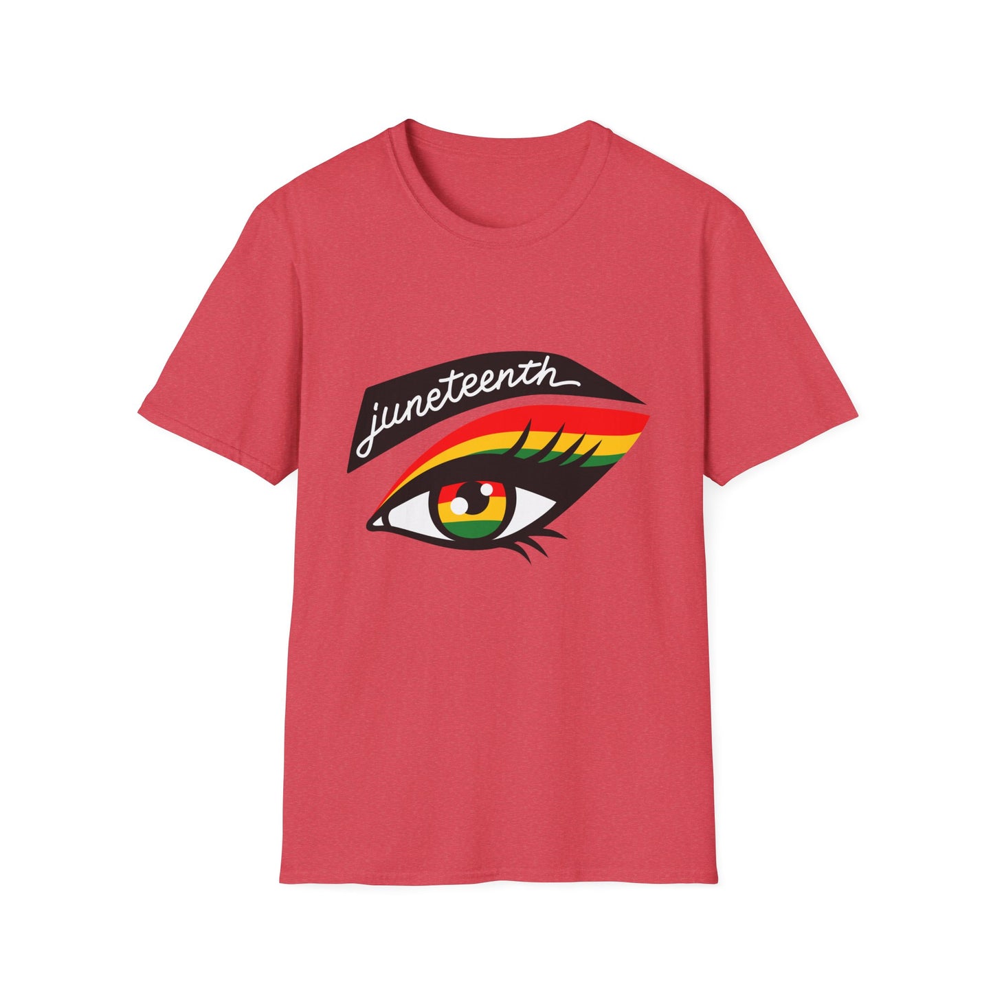 Juneteenth Eye Graphic T-Shirt, Unisex Tee, Afrocentric Apparel, Celebratory Wear, Black History Month Gift, Inclusive Fashion