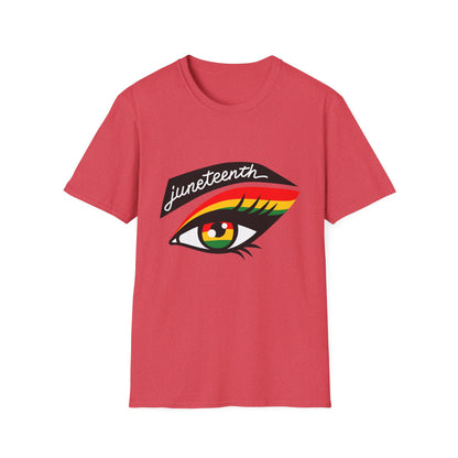 Juneteenth Eye Graphic T-Shirt, Unisex Tee, Afrocentric Apparel, Celebratory Wear, Black History Month Gift, Inclusive Fashion