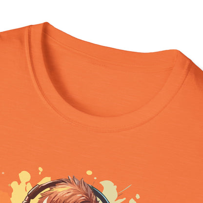 Skull Gamer T-Shirt, Unisex Softstyle Tee, Video Game Shirt, Gift for Gamers, Cool Graphic Tee, Halloween Style Shirt