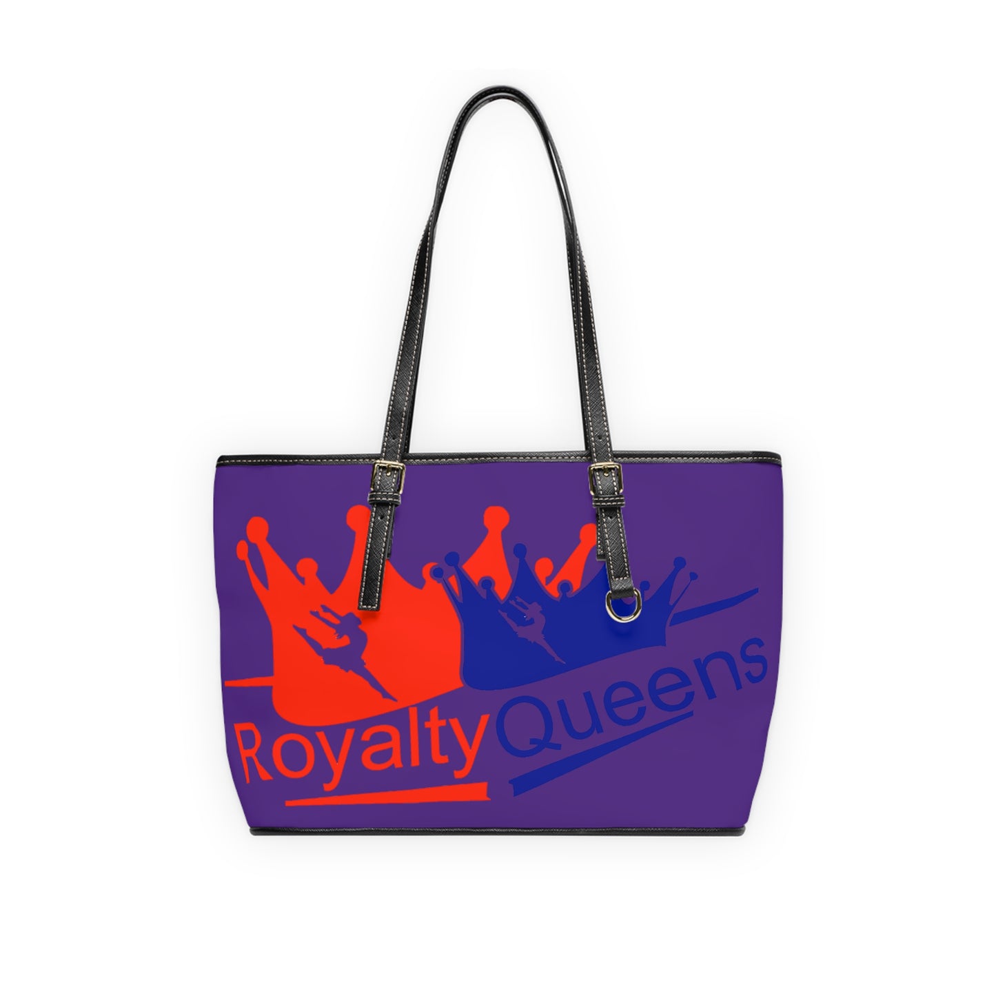 Royalty Queens PU Leather Shoulder Bag - Stylish Tote, Everyday Purse, Gift for Her, Fashion Accessory, Queen Vibes