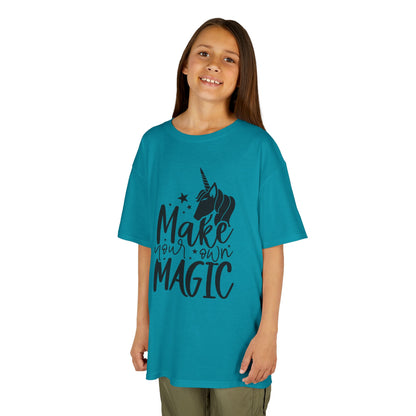 Kids Unicorn Magic Tee - 'Make Your Own Magic' Cotton Shirt