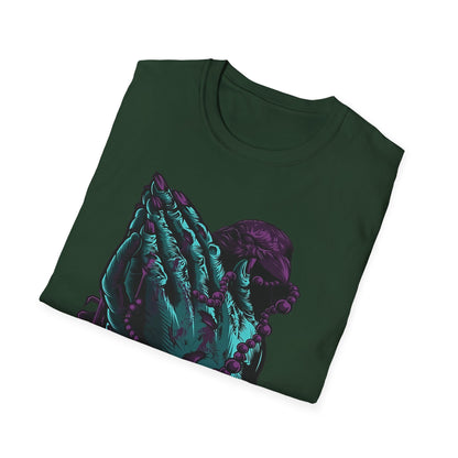 Spiritual Vibes Unisex Softstyle T-Shirt - Praying Hands Design